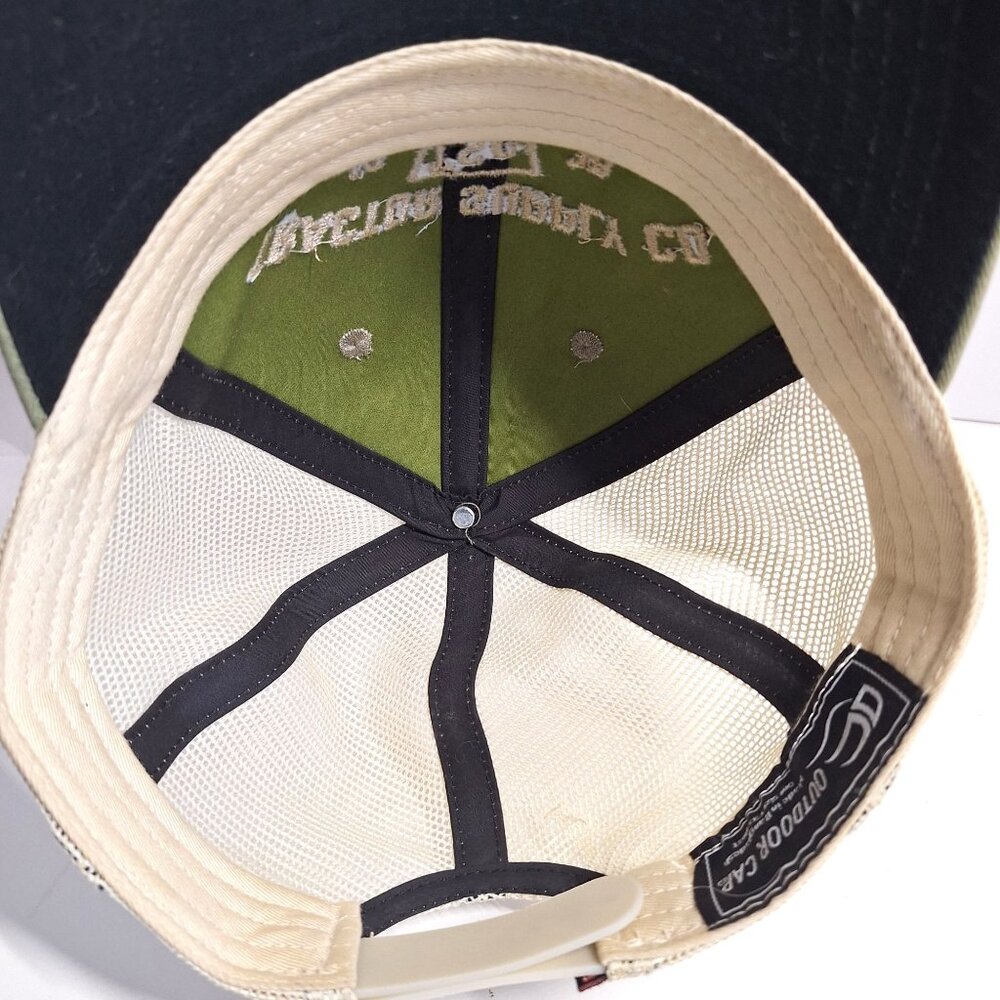 Olive Green Tractor Supply Mesh Trucker Hat Adjustable Snapback Baseball Cap - Picture 8 of 10